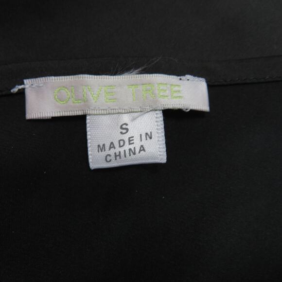 Olive Tree Black Halter Top With Gold Chain Strap Size Small - Picture 4 of 4